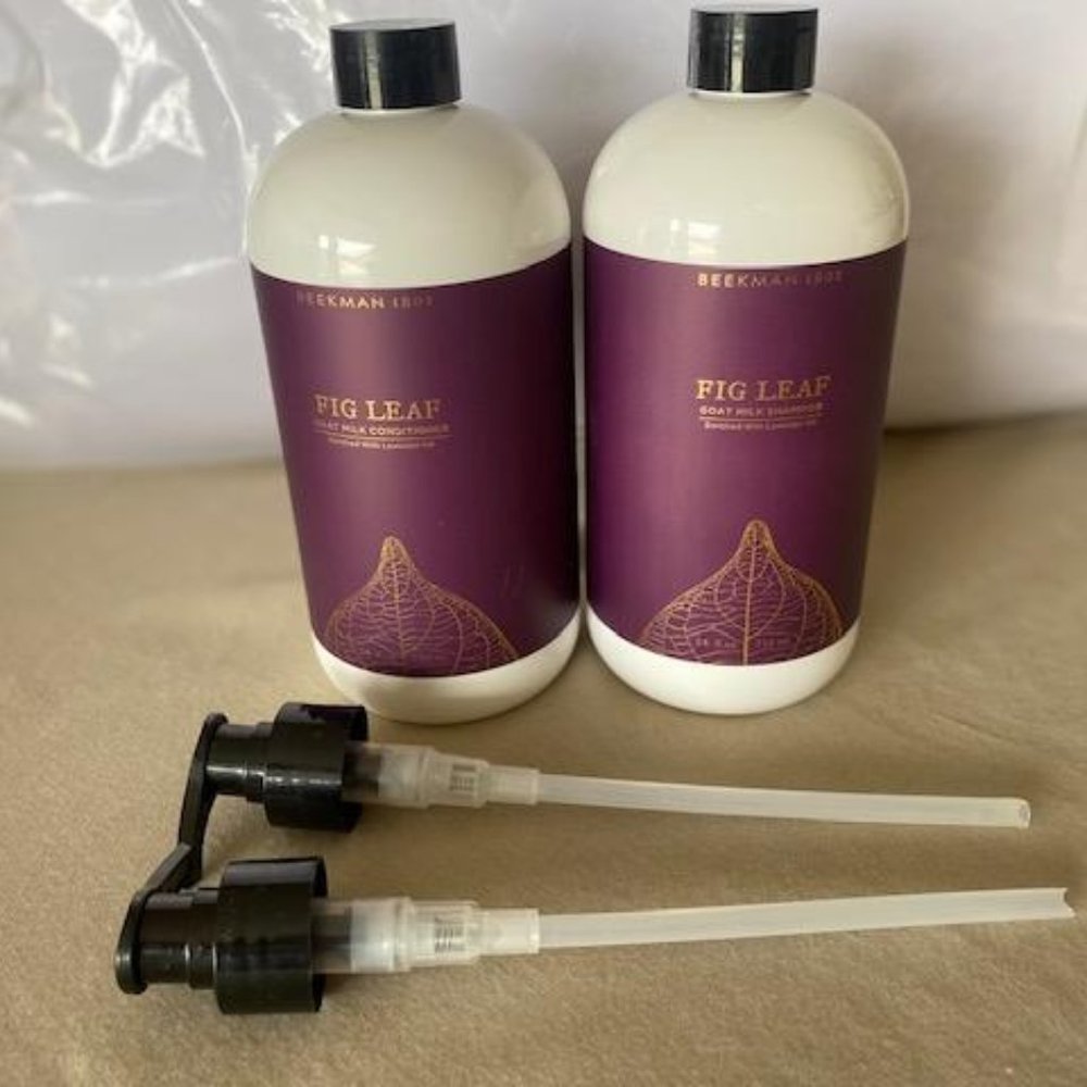 Beekman 1802 Goat Milk Shampoo & Conditioner - Fig Leaf - 24 oz Supersize